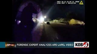 Forensic expert analyzes lapel video of deadly police shooting