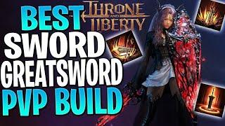 BEST GREATSWORD SNS PVP BUILD | Throne and Liberty Greatsword Sword PVP Build