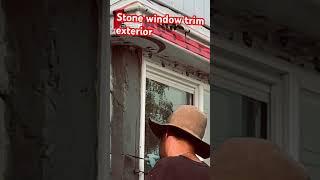 Stone Window Trim Exterior #home #job #shorts