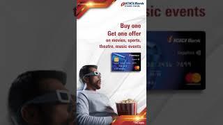 Get international lounge access, golf rounds, 1+1 movie offers | ICICI Bank Sapphiro Credit Card