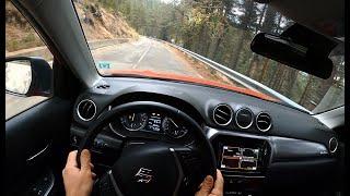 Suzuki Vitara 1.4 BoosterJet 140 HP Allgrip | POV Drive Windy Mountain Road | Sport Mode