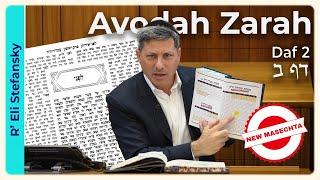 Daf Yomi Avodah Zarah Daf 2 by R’ Eli Stefansky