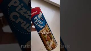 rating pillsbury’s classic pizza crust #foodrating #pizzarecipe #pillsbury