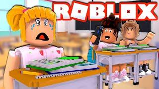 First Day in New School - Making No Friends - Emotional Roblox Story