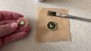 How to Stiffen Beadwork with ProtectaClear