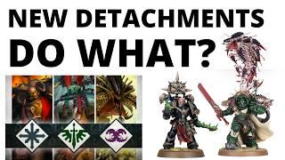 Warhammer 40K's New Detachments - Dark Angels, Tyranids and Chaos Marines Army Reveals