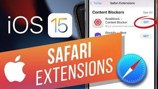 iOS 15: How to Install & Use Safari Extensions | How to Disable Installed Safari Extensions