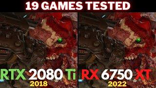 RTX 2080 Ti vs. RX 6750 XT @ 1440p | 19 Game Test