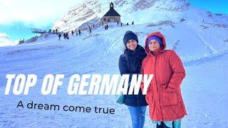 Indian Moms first Snow at Top of Germany ️|Zugspitze Europe |Hindi travel vlog