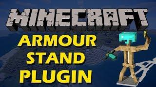 Customisable Armourstand GUI in Minecraft with Armourstand Tools Plugin