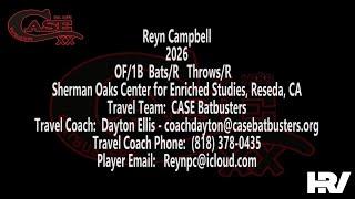 2026 Reyn Campbell Outfielder and First Base, Softball Recruiting Video