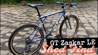 Vintage mtb restoration | ‘95 GT Zaskar LE | retro mtb shed find!