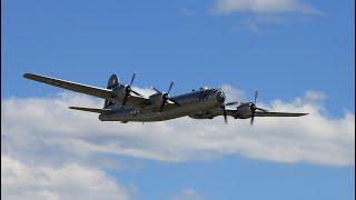 Boeing B-29 FiFi flies over Reading PA at WW2 Weekend June 8 2024