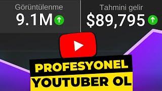 SIFIRDAN Uzmanlığa YOUTUBE KANALI Nasıl Açılır?  (Nasıl Youtuber Olunur 2024)