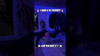 One-Hand Push-Up Challenge #fitnesschallenge #pushups #onehandpushups #strenght #motivation #gym