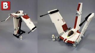 Original Custom LEGO V-19 Torrent Starfighter! Smooth on ALL sides