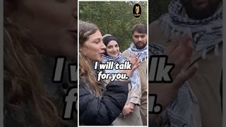 Christian Woman Defends Muslim Against Heckler | Mansur | Speakers Corner