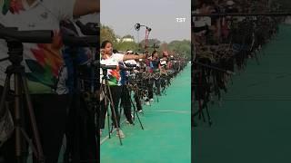 Archery women's Compound National Games 2023. #archery #archer #viral #short #shortvideo #viralvideo