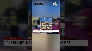 Resident injured, townhome damaged in downtown Charleston fire #news #charleston