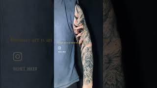 Blackwork Sleeve #tattoo #blackworktattoo #blackworkers #sleeve #tattoosleeve