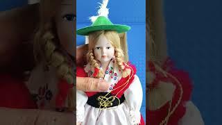 wow so beautiful porcelain doll hand made in Switzerland / Istie ThriftStore