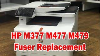 How To Replace The HP Color LaserJet Pro MFP M452 M377 M477 M454 M479 Printer Fuser Instructions