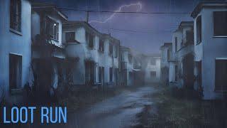 LOOT RUN - Post-apocalyptic Stormy Village - Synth Ambient Soundscape