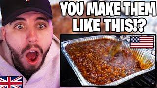 Brit Reacts to how Americans Make Their Beans!