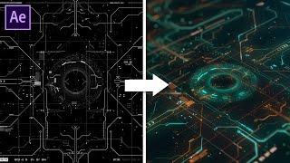 FUI Tech Animation - After Effects Tutorial