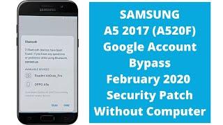 Samsung A520f Google Account Bypass Android 8 | Samsung A5 2017 FRP Bypass Without Computer 2020