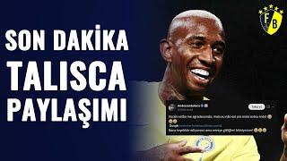 Anderson Talisca'dan Son Dakika Paylaşımı!