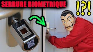 WE.LOCK Ai.one une serrure biométrique connectée bluetooth la casa de papel Professeur on est mal !!