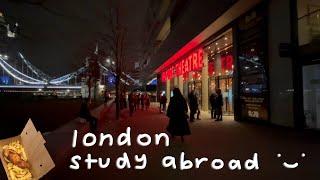 london vlog | first week at goldsmiths, plays, museums, cooking | study abroad