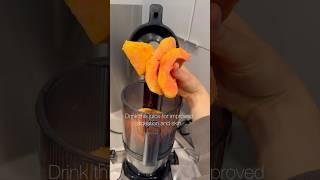 Cold Press Papaya Juice Recipe Nama J2 Juicer discount code RIANE55 #healthylifestyle #juicewrld