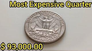 $ 93,000.00 MOST EXPENSIVE QUARTER! Don't Spend This! Ultra Rare Error Coin USA Worth Money