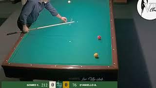 GOMEZ C vs D ANIELLO A - RACE TO 4 - Una partita mozzafiato - Biliardo Italiano a 5 Birilli