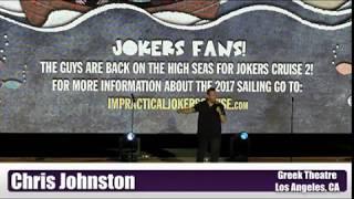 Chris Johnston Comedy "Comfortable" Greek Theatre - Los Angeles, CA