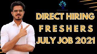 July Job 2021 | Freshers jobs | Salary 50,000 PM | ION Latest private job updates 2021