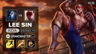 Lee Sin vs Kindred Jungle - KR Grandmaster - Patch 12.23 Season 12