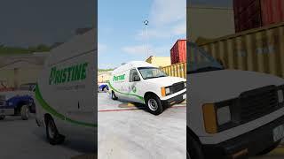 Truck and ven vs Speed Bumps #shortvideo#beamngdrive #simulation #india #truck #speedbump