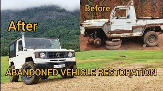 abandoned 4x4 vehicle restoration