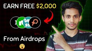 Earn $2000 From Airdrops | Today New Airdrops by CRYPTO KIRON | Crypto Airdrop