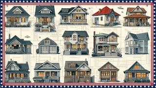 ️  Classic American House Types Explained with English Vocabulary