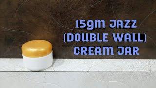 15gm jazz (double wall) cream jar | Tangent Plast #shorts