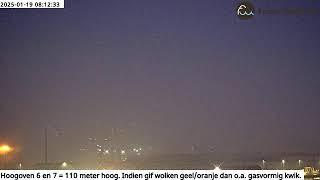 Tata Steel - Hoogoven 7  - vanuit Wijk aan Zee   - LIVE Webcam (HD)