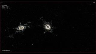 Universe Sandbox HD - Star Shaped Galaxies