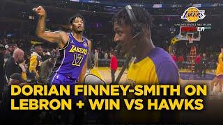 EXCLUSIVE: New Laker Dorian Finney-Smith Chats with ESPN LA after Win vs Hawks