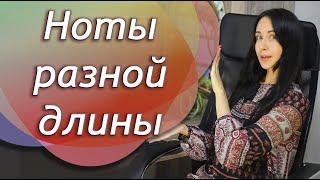 Длительность нот. Длинные и короткие ноты.