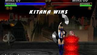 Ultimate Mortal Kombat 3 - Fatality 1 - Kitana