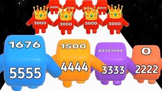 Level Up Numbers vs Tube Jelly Slide - Level Up Number (Android, iOS) Mobile Game